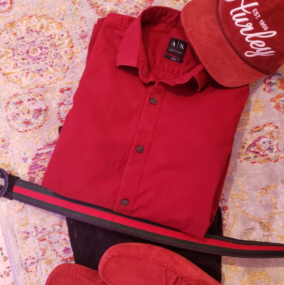 Armani Exchange Button Down